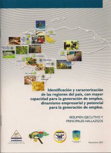 Regiones del Pais con Mayor Generacion de Empleo - 2007