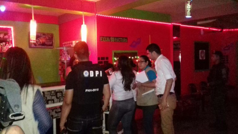 Sub-Comisión Regional Contra el Trabajo Infantil, realiza operativo nocturno en La Ceiba