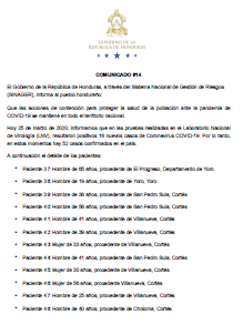 Ascienden a 52 los casos por COVID-19, comunicado