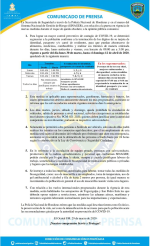 Toque de Queda Absoluto se extiende hasta el 12 de abril, comunicado oficial