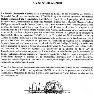 Bufete Gutiérrez Falla y Asociados S. de R.L.