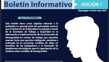 Boletín Informativo Semana del 4 al 8 de mayo 2020