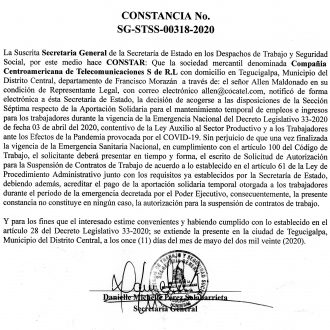 Compañia Centroamericana de Telecomunicaciones