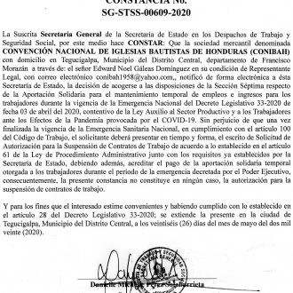 Convencion Nacional de Iglesias Bautistas de Honduras
