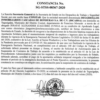 Desarrollos Inmobiliarios Cascadas de Honduras