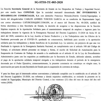 IDC Inversiones y Desarrollos Comerciales S.A.