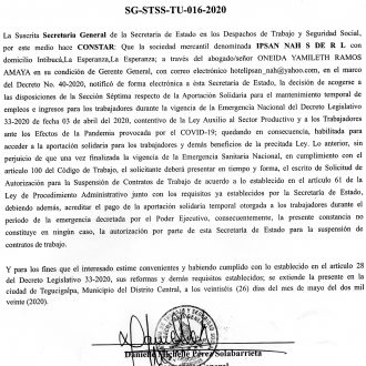 IPSAN NAH S de R.L.