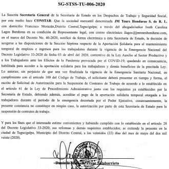 JM Tours Honduras S. de R.L.