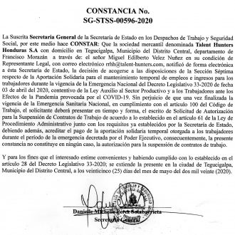 Talent Hunters Honduras S. A.