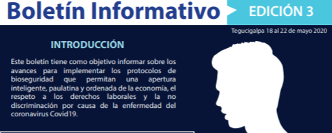 Boletín Informativo Semana del 18 al 22 de mayo