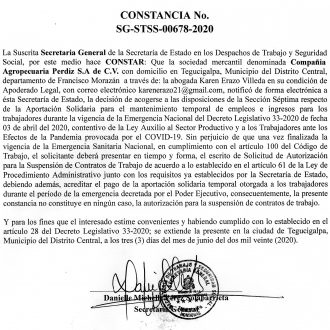Compañia Agropecuaria Perdiz S.A. de C.V.