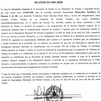 Desarrollos Turisticos La Hmaaca S. de R.L.
