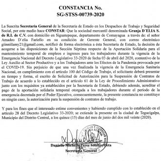 Granja D Elia S. de R.L. de C.V. CORRECCION