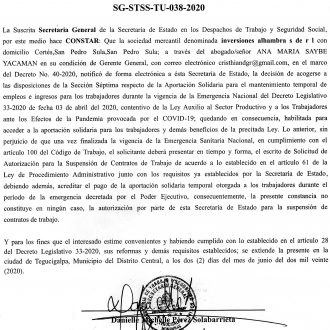 Inversiones Alhambra S. de R.L.