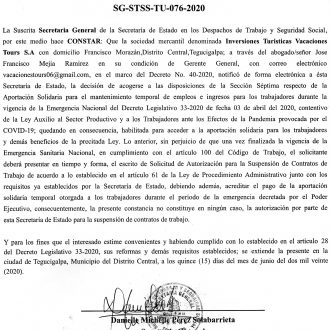 Inversiones Turisticas Vacaciones Tours S.A.