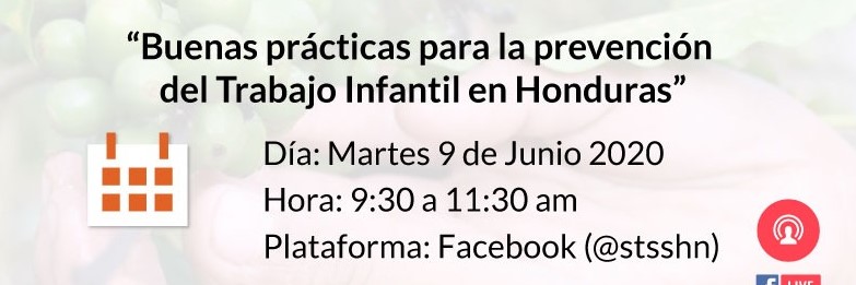 Foro Virtual Buenas Prácticas para la Prevención del Trabajo Infantil en Honduras