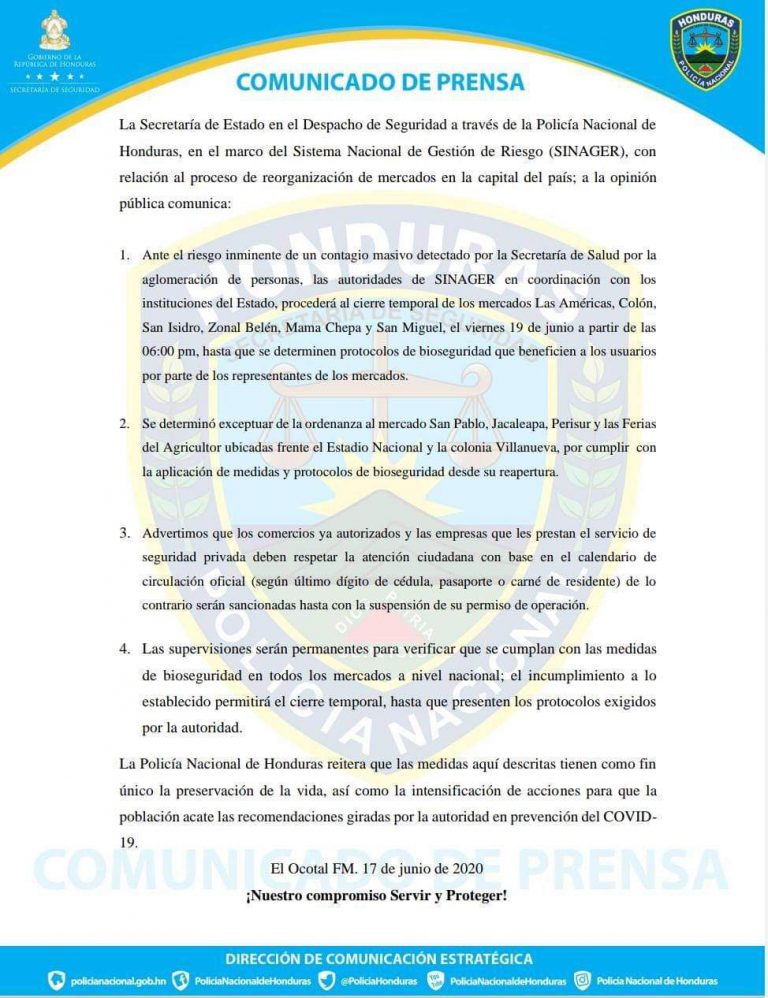 Comunicado de Prensa