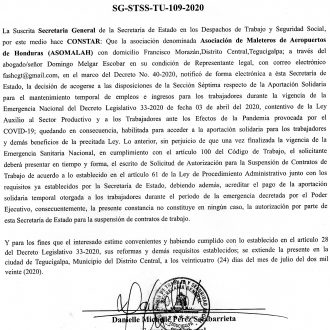 Asociación de Maleteros de Aeropuertos de Honduras (ASOMALAH)