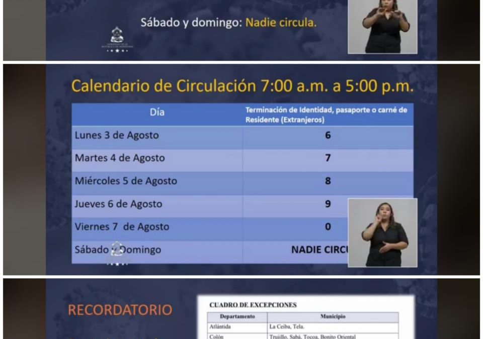 Se extiende toque de queda hasta el 9 de agosto