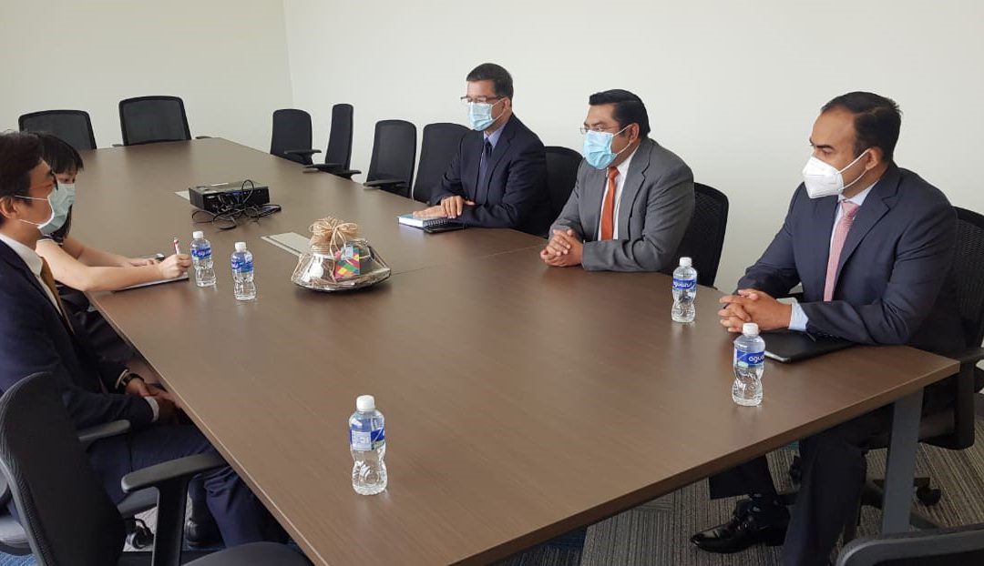 El excelentísimo embajador de Taiwán, realizó visita de cortesía al Ministerio de Trabajo