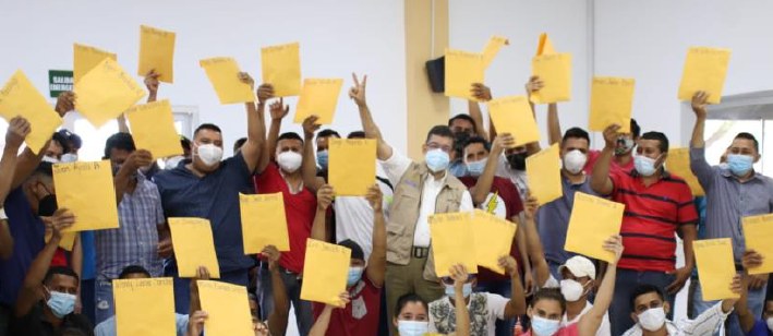 Mañana sale segundo grupo de hondureños con permiso legal para trabajar en los Estados Unidos