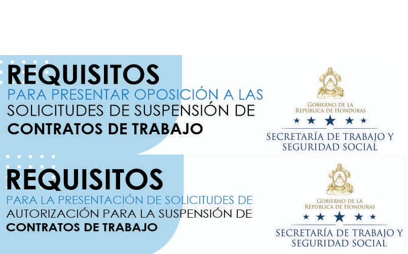 Requisitos para autorización y oposición de las Supensiones de Contratos de Trabajo