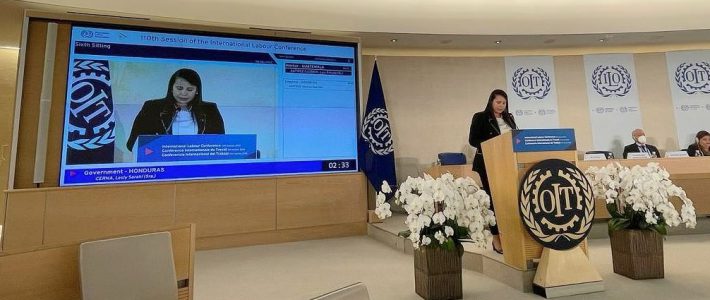 Discurso de la Ministra Sarahí Cerna en la 110ª Conferencia de la Organización Internacional del Trabajo OIT