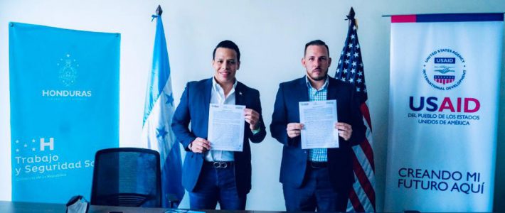 SETRASS y USAID firman carta de entendimiento