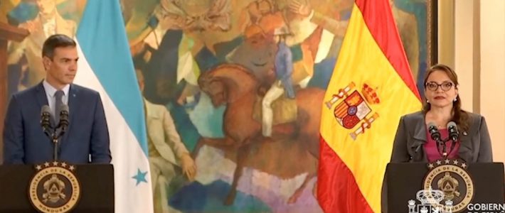 Pedro Sánchez visita Honduras