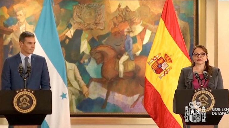 Pedro Sánchez visita Honduras