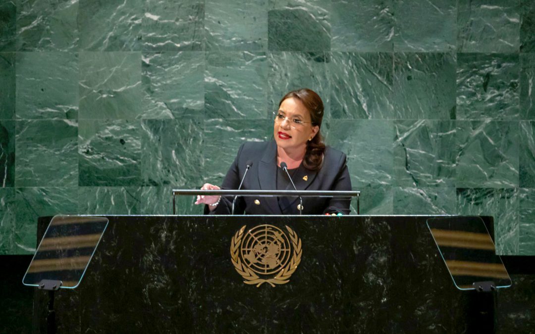 Presidenta Castro en la ONU: «Despierta humanidad, ya no hay tiempo»