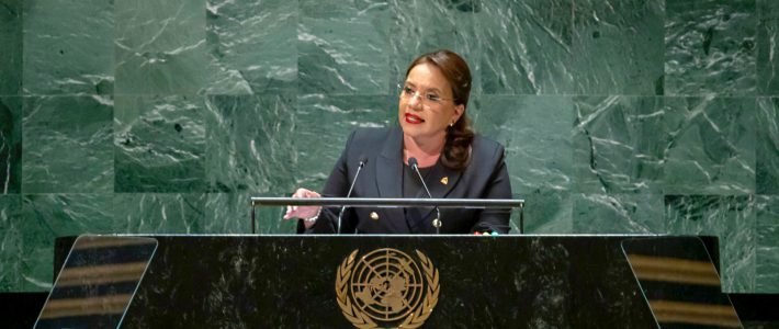 Presidenta Castro en la ONU: «Despierta humanidad, ya no hay tiempo»