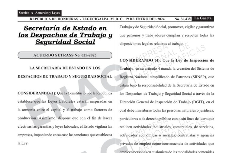 Es oficial: SIHCAL  ya fue publicado en La Gaceta