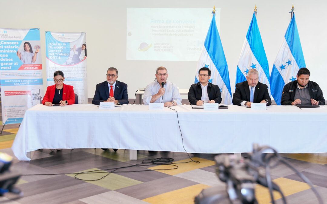 Secretaría de Trabajo y la Asociación Hondureña de Maquiladores