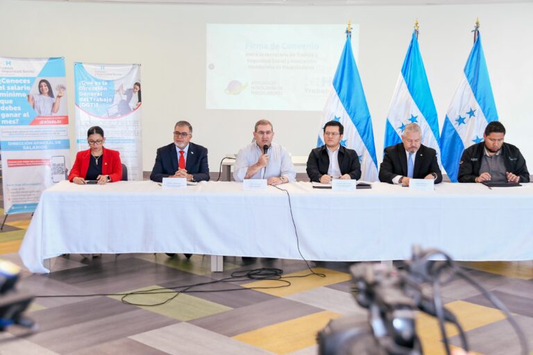 Secretaría de Trabajo y la Asociación Hondureña de Maquiladores