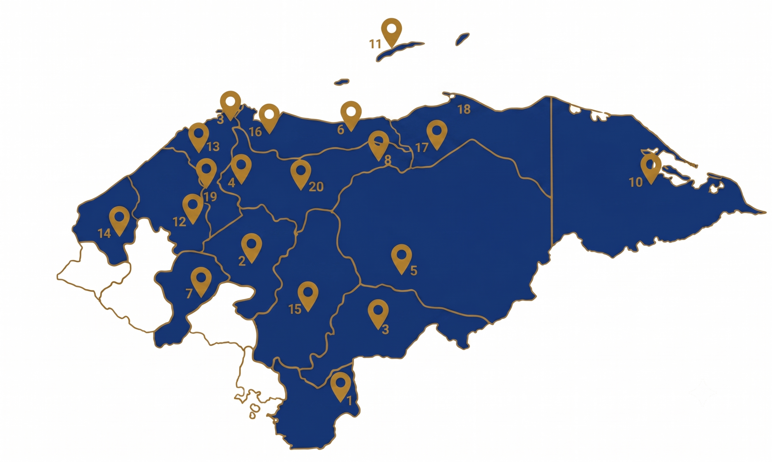 mapa hn